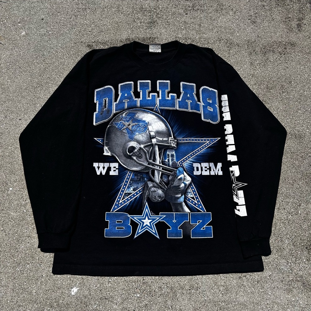 Black Dallas Football Graphic Sweatshirt
